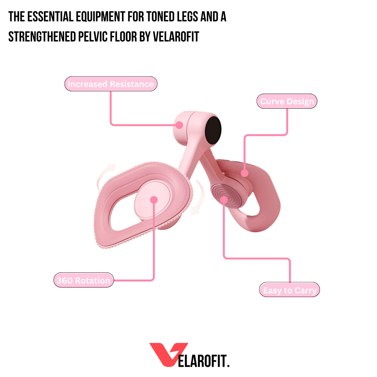 Thigh Trainer Velorafit: Fitness Equipment for Strengthening Pelvic Floor and Legs