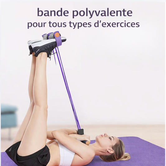Bandes de résistance à pédales multifonctionnelles